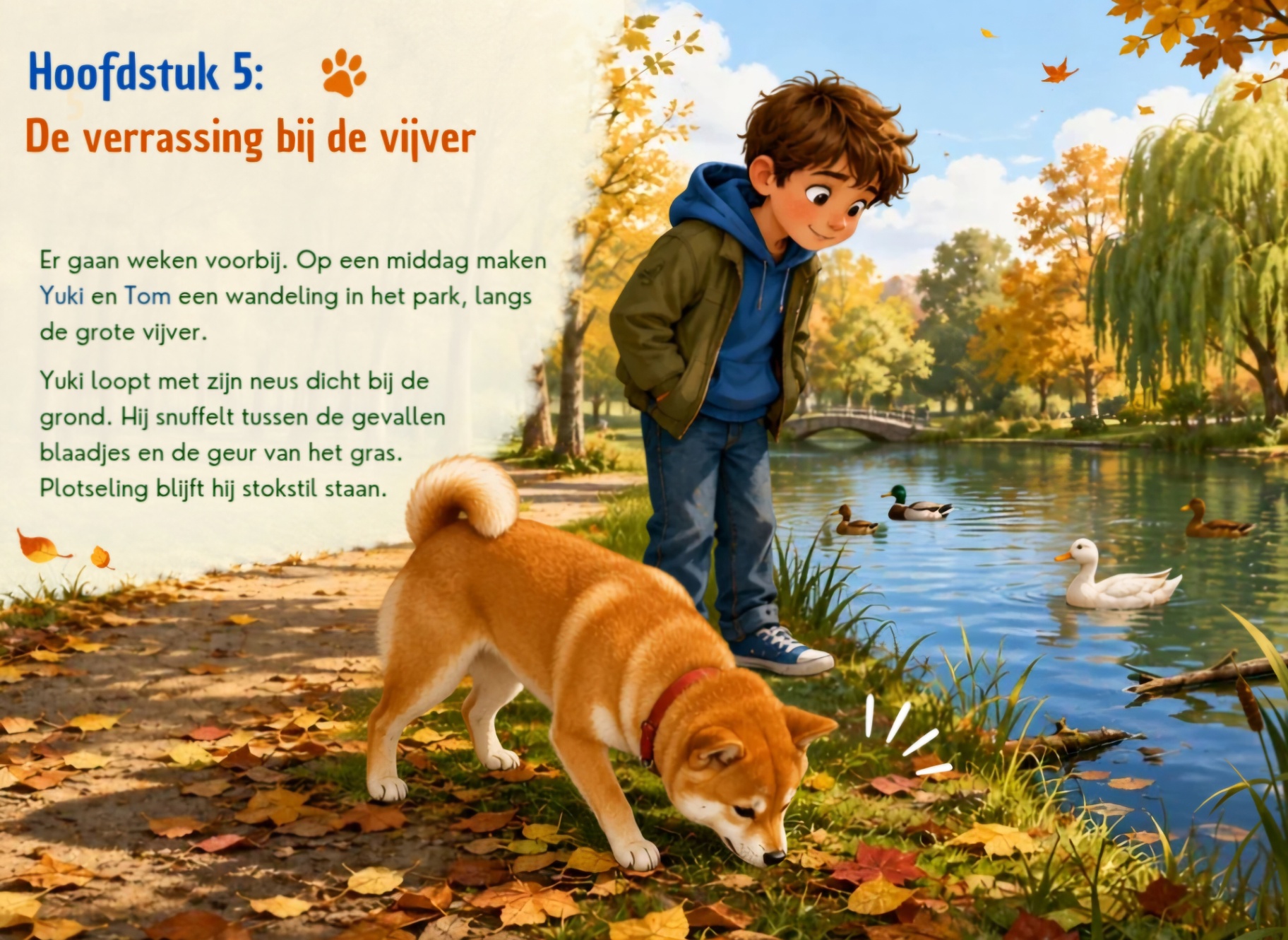 Hoofdstuk 5 — De verrassing bij de vijver