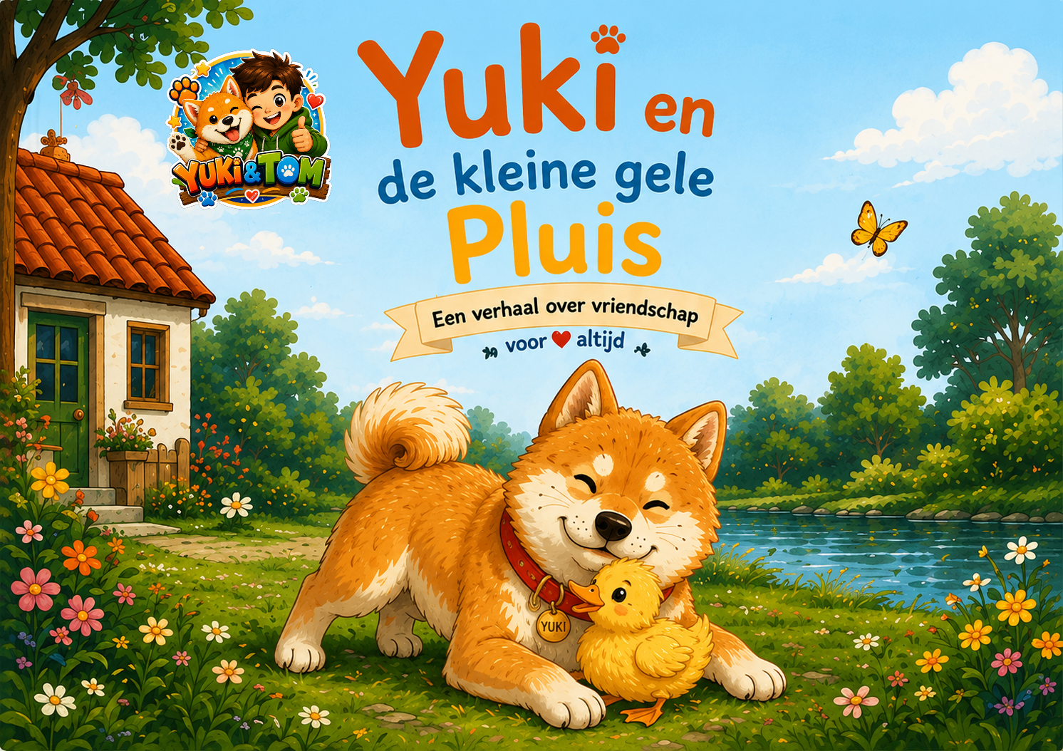 Voorpagina Yuki en de kleine gele Pluis