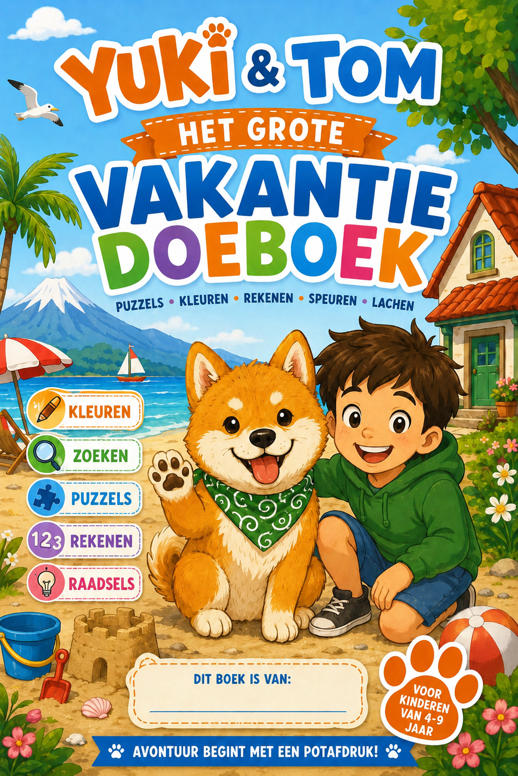 Yuki en Tom het grote vakantie doeboek