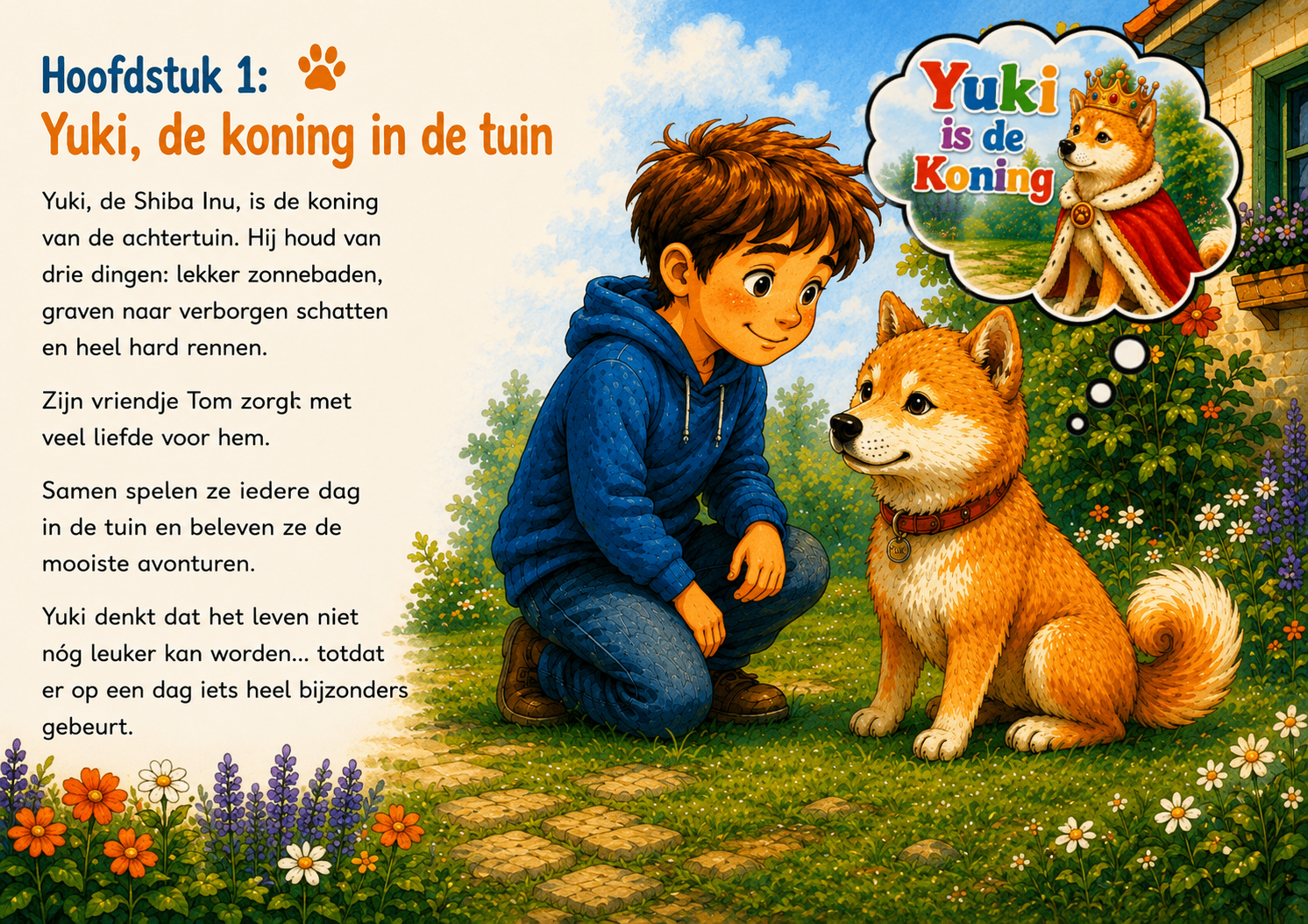 Hoofdstuk 1 — Yuki, de koning in de tuin