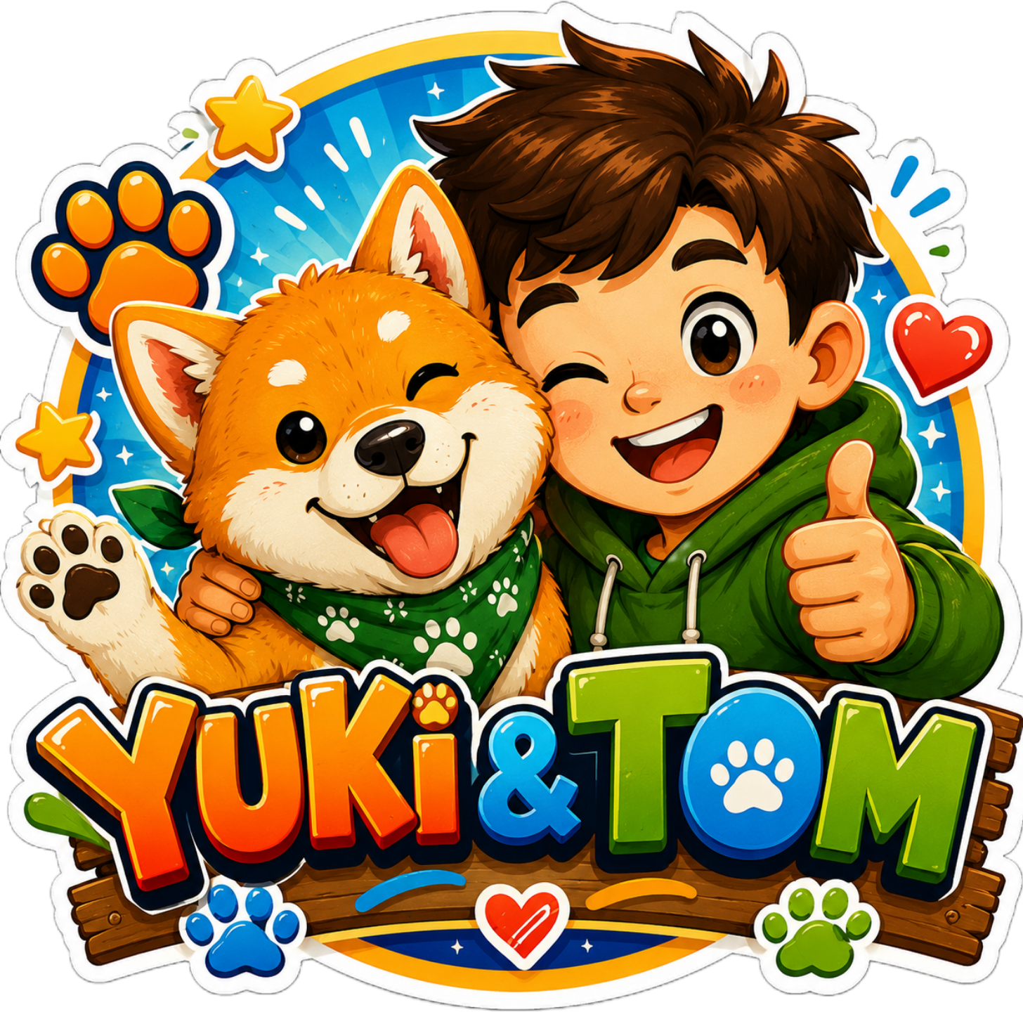 Yuki en Tom logo